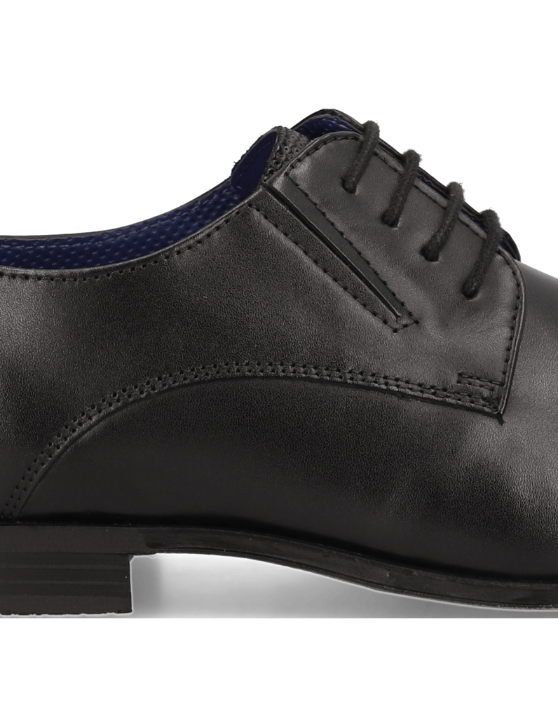 BUGATTI-Glattleder-Schnürer-elegant-schwarz