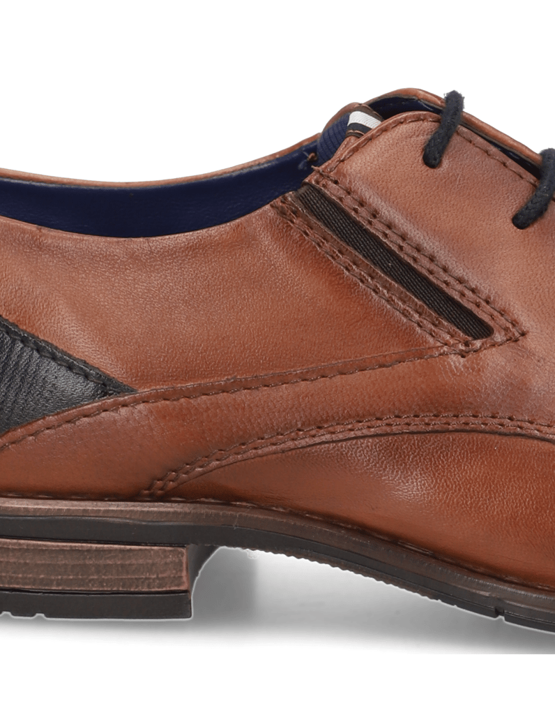 BUGATTI-čevlji-na-vezalke-konjak