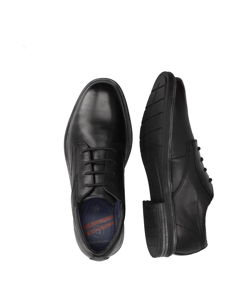 BUGATTI-elegantná-šnurovacia-obuv-čierna