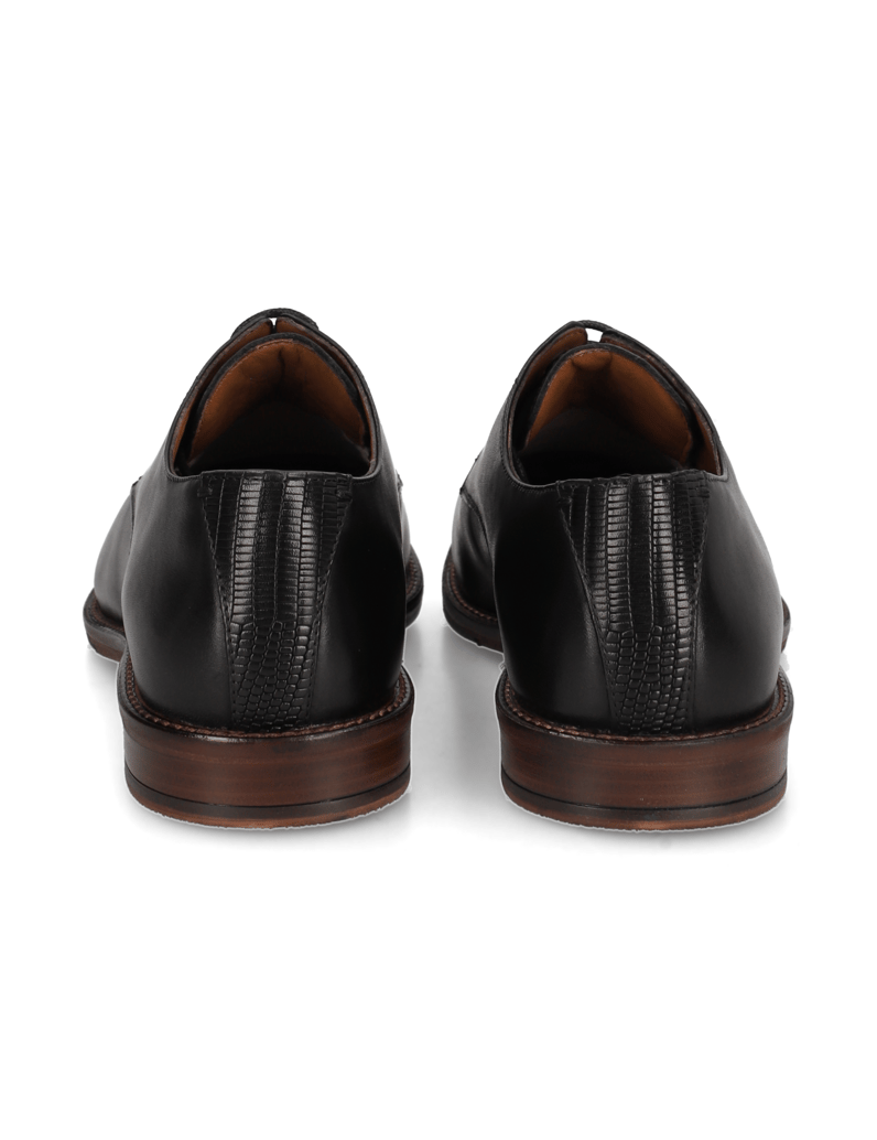 Lazzarini-elegantná-šnurovacia-obuv-čierna