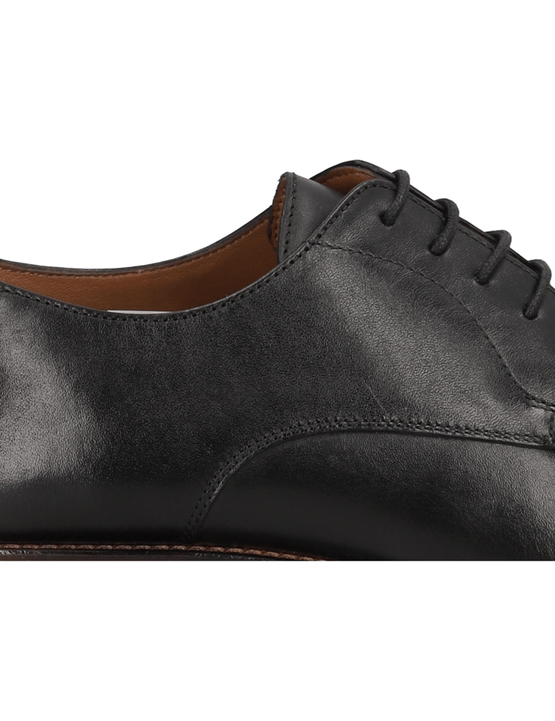 Lazzarini-elegantná-šnurovacia-obuv-čierna