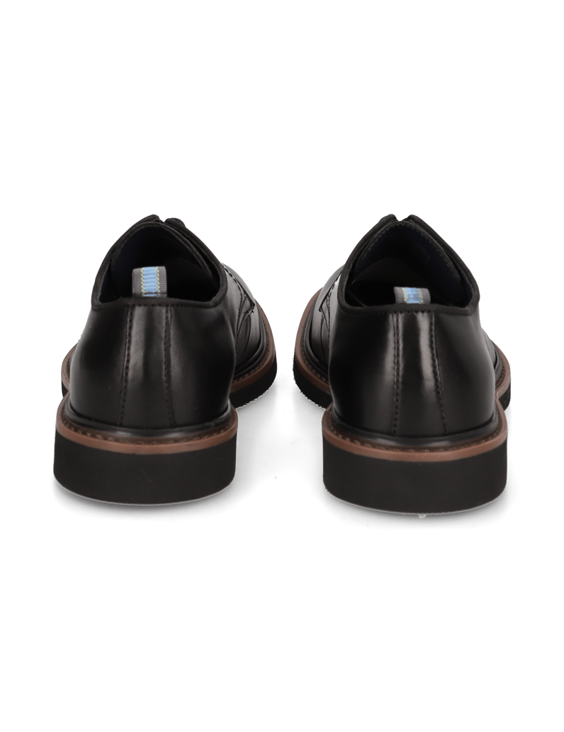 Lazzarini-elegantná-šnurovacia-obuv-čierna