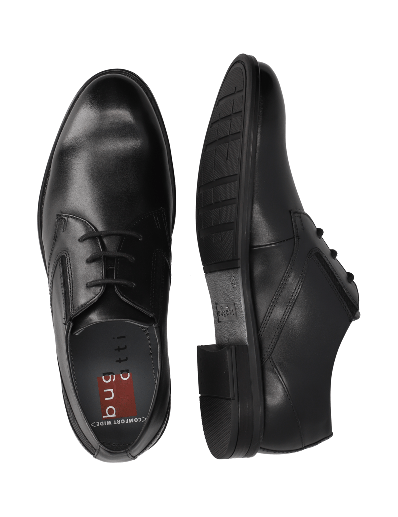 BUGATTI-Schnürer-elegant-schwarz