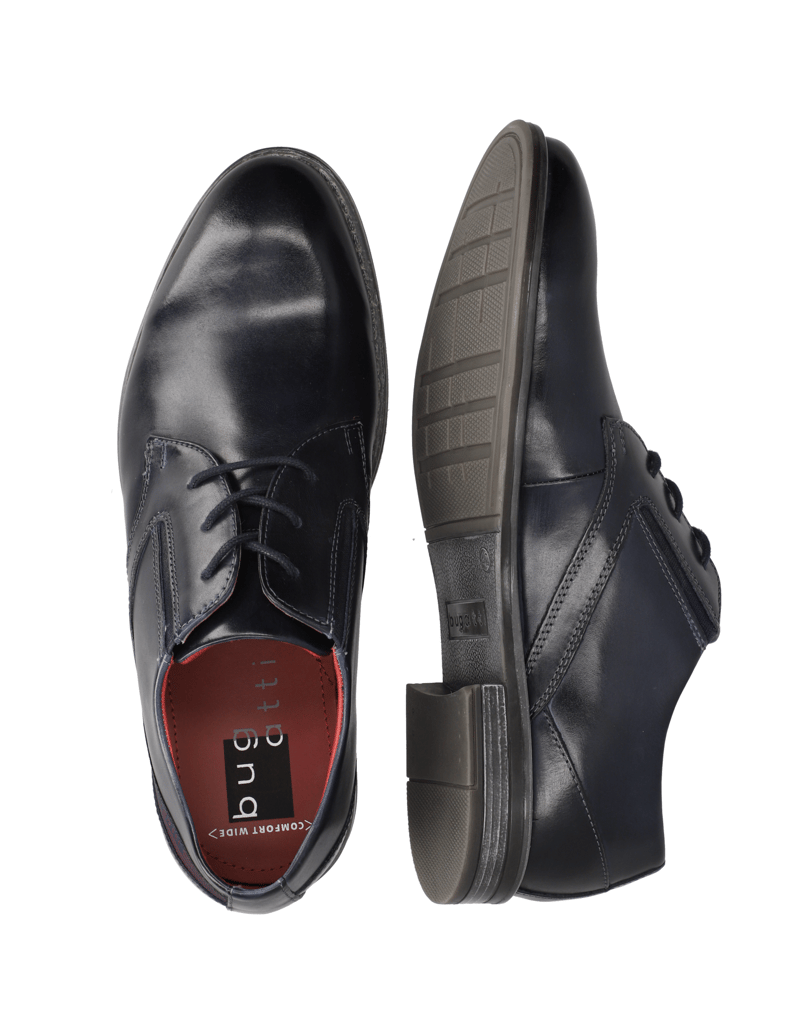 BUGATTI-Schnürer-elegant-schwarz