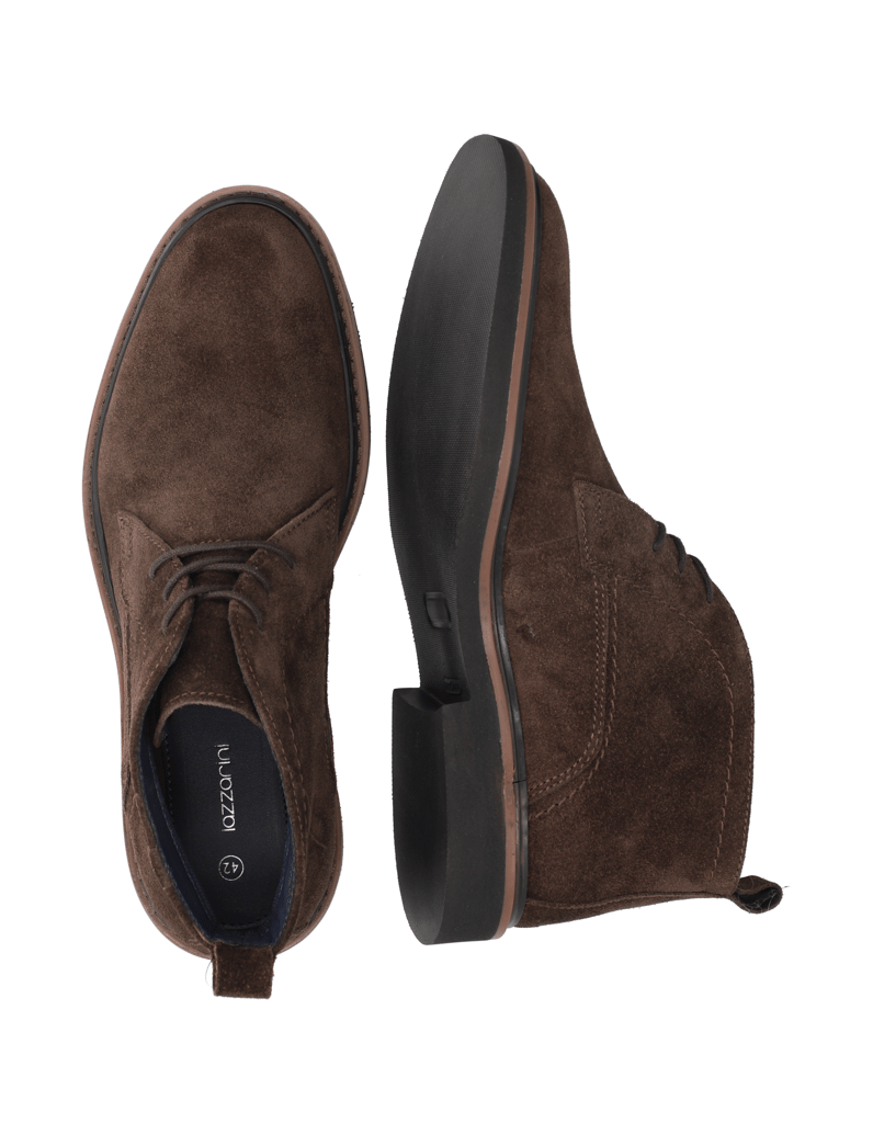 Lazzarini-kotníčkové-boty-hnědá