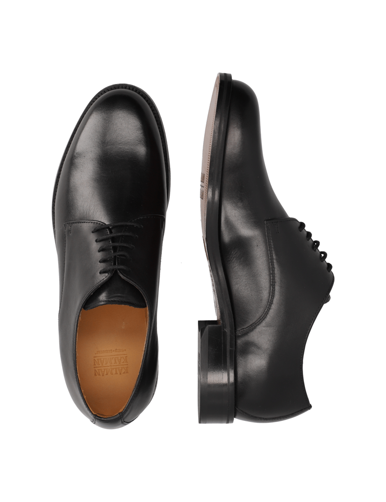 Kalman-&-Kalman-Glattleder-Schnürer-elegant-schwarz