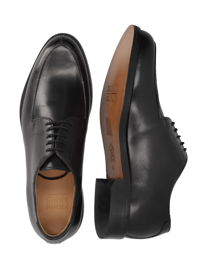 Kalman-&-Kalman-gladko-usnje-čevlji-na-vezalke-črna