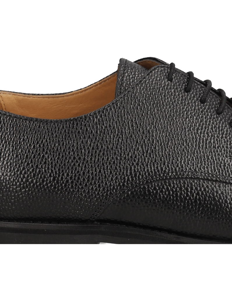 Kalman-&-Kalman-Scotchgrain-Leder-Schnürer-elegant-černá