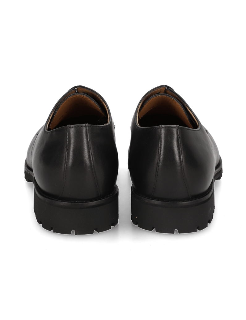 Kalman-&-Kalman-Glattleder-Eleganter-Schnürer-schwarz