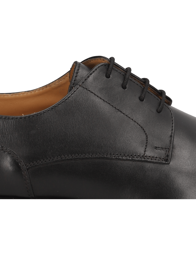 Kalman-&-Kalman-koža-Elegantná-šnurovacia-obuv-čierna