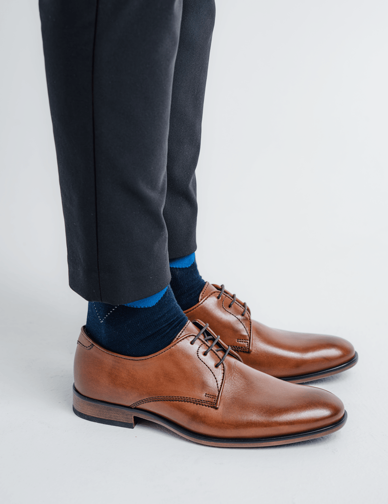 Lazzarini-Glattleder-Schnürer-elegant-schwarz