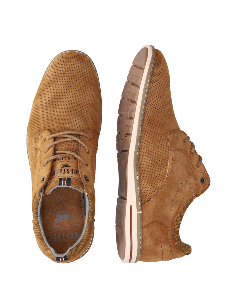 Mustang-sportovní-polobotky-béžová