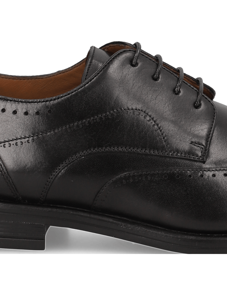 Lazzarini-hladká-kůže-elegantní-polobotky-černá