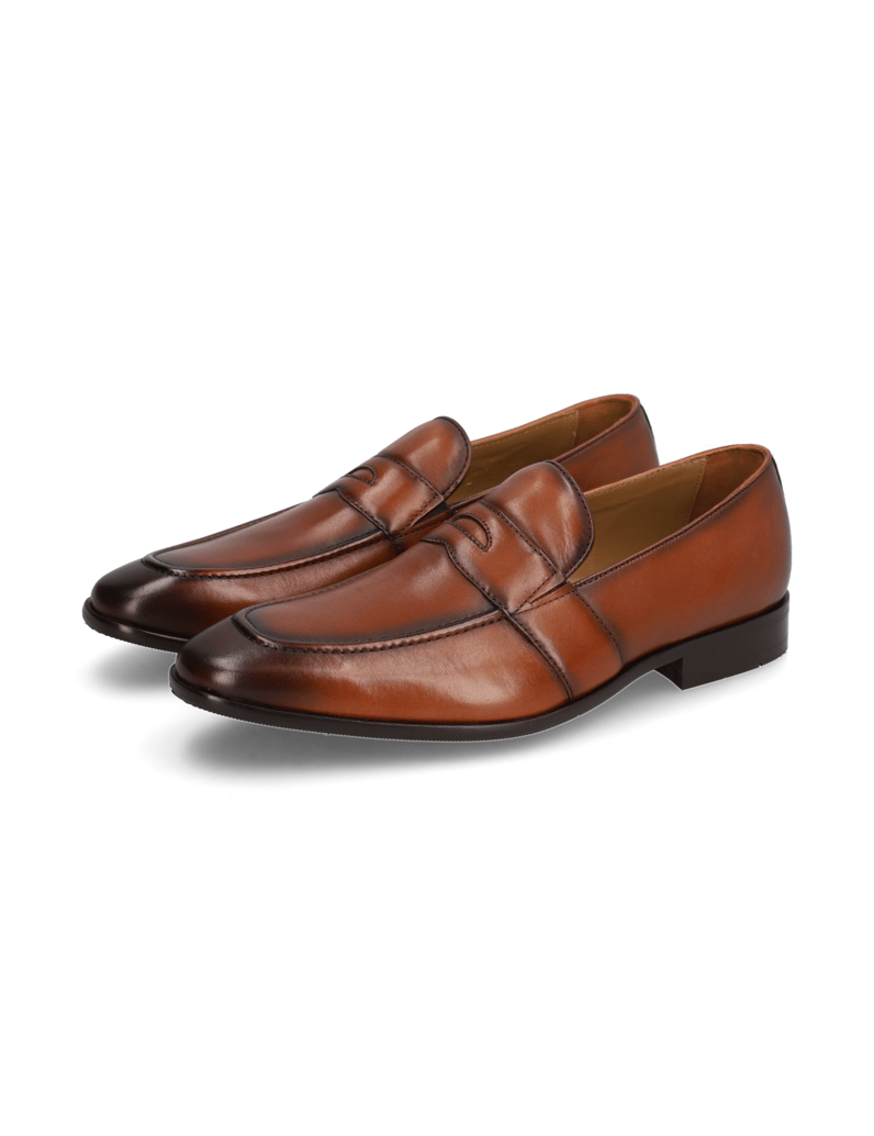 Lazzarini-Glattleder-Slipper