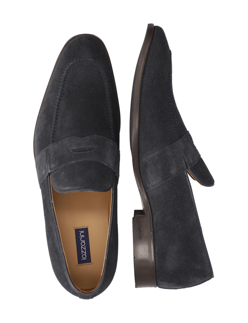 Lazzarini-Veloursleder-Slipper