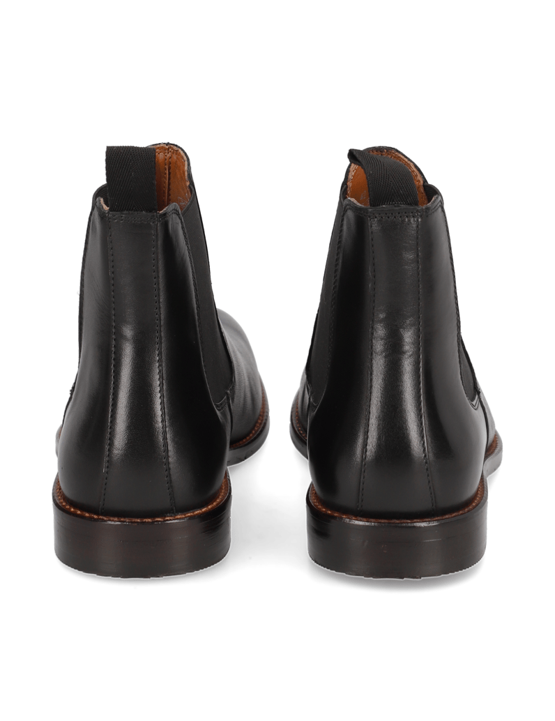 Lazzarini-Glattleder-Chelsea-čierna