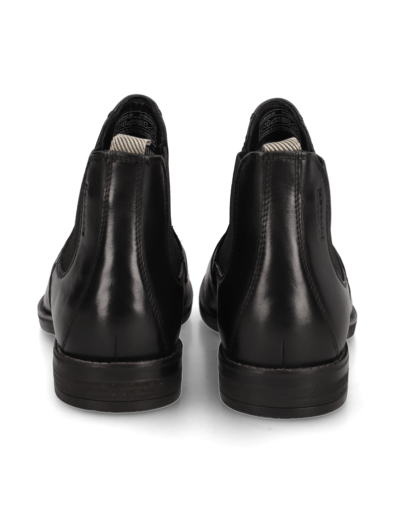 Lazzarini-Glattleder-Chelsea-Boot-schwarz