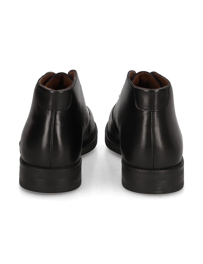 Lazzarini-hladká-kůže-kotníčkové-boty-černá