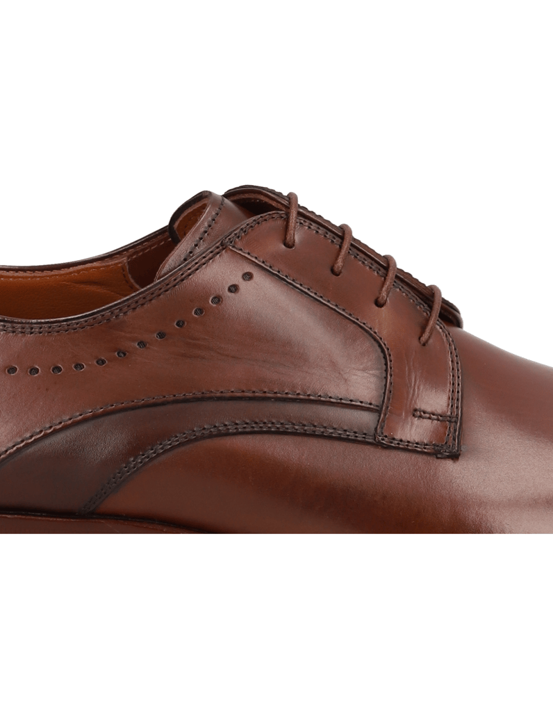 D.H.Pollak-gladko-usnje-čevlji-na-vezalke-rjava