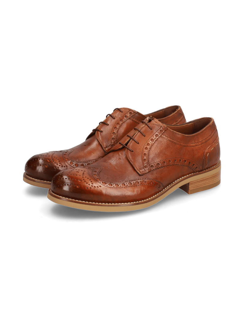 D.H.Pollak-Glattleder-Schnürer-elegant