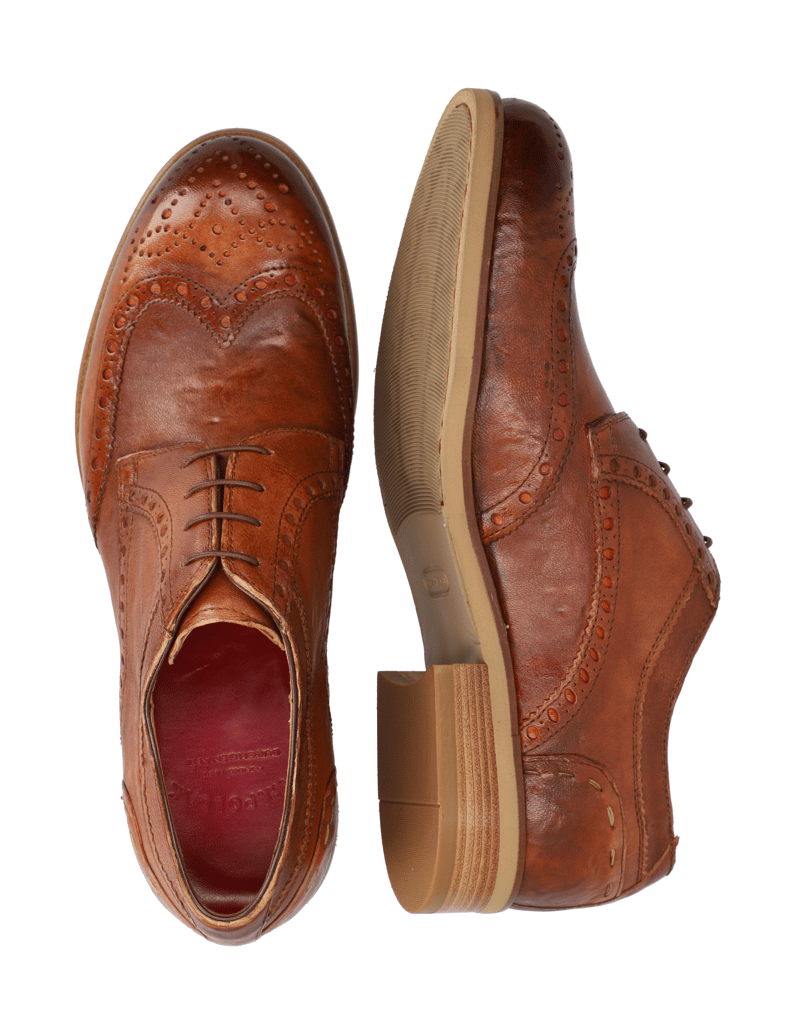 D.H.Pollak-Glattleder-Schnürer-elegant