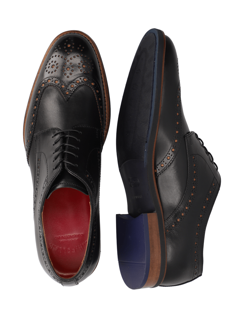 D.H.Pollak-Glattleder-Schnürer-elegant