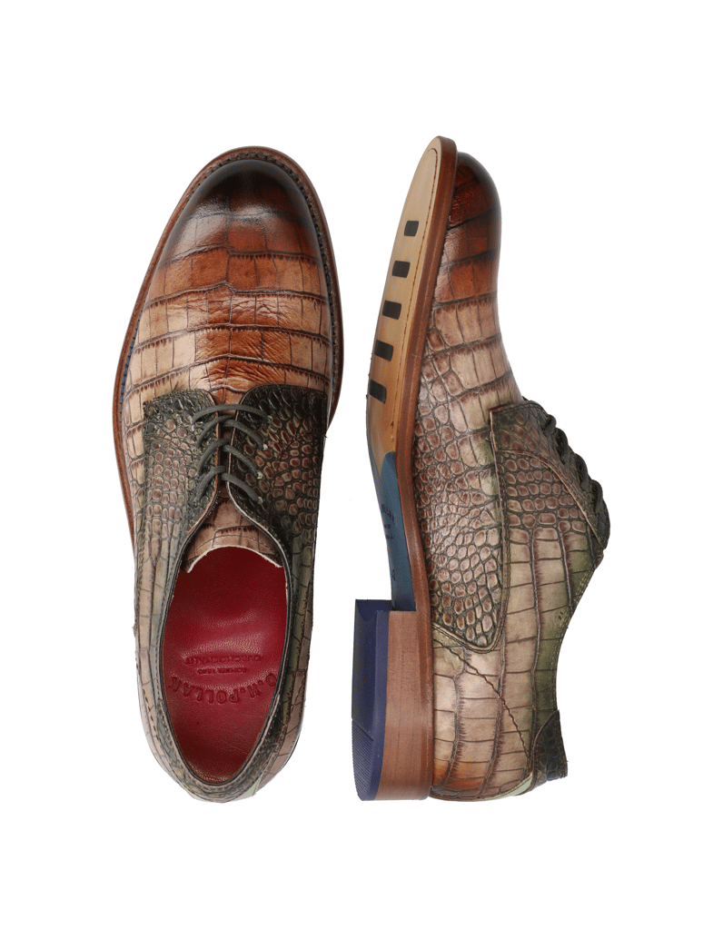 D.H.Pollak-gladko-usnje-čevlji-na-vezalke-rjava