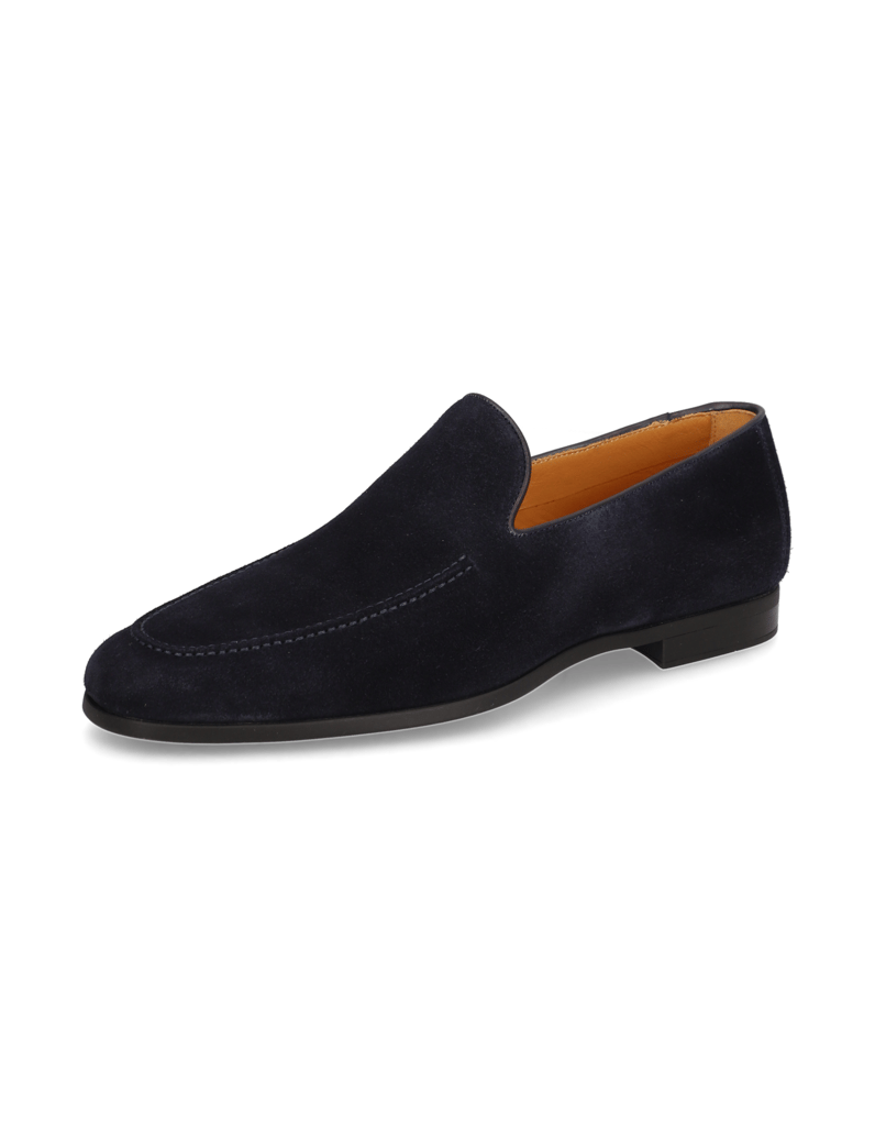 Magnanni-Veloursleder-Slipper-blau