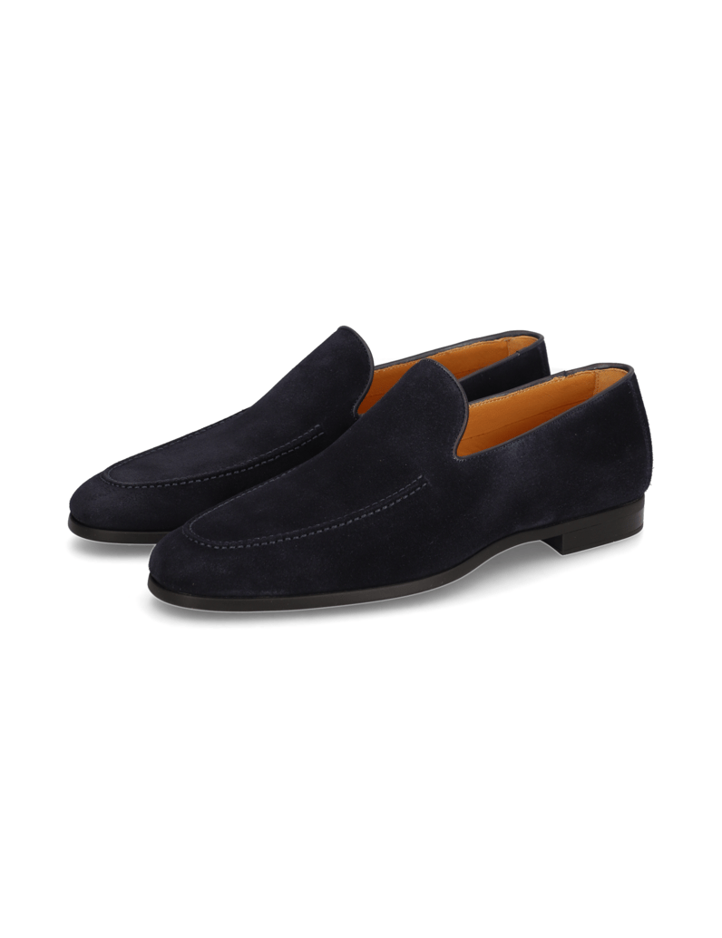 Magnanni-Veloursleder-Slipper-blau