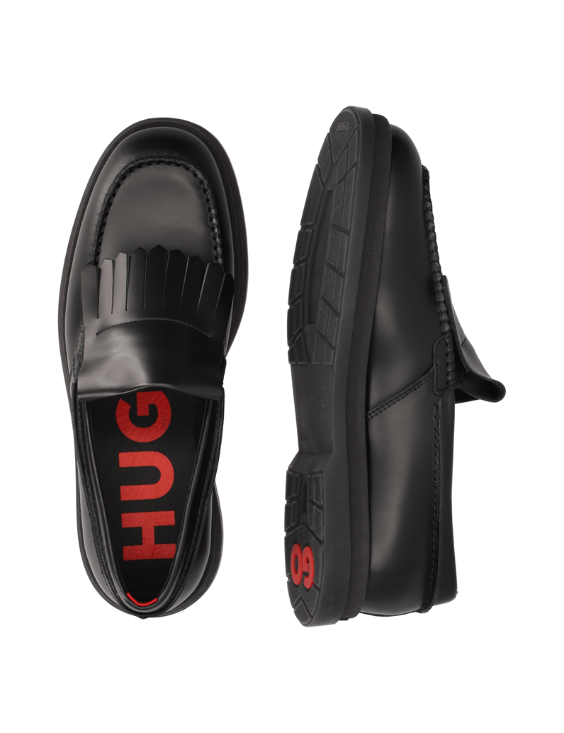 HUGO-klasické-nazouvací-boty-černá