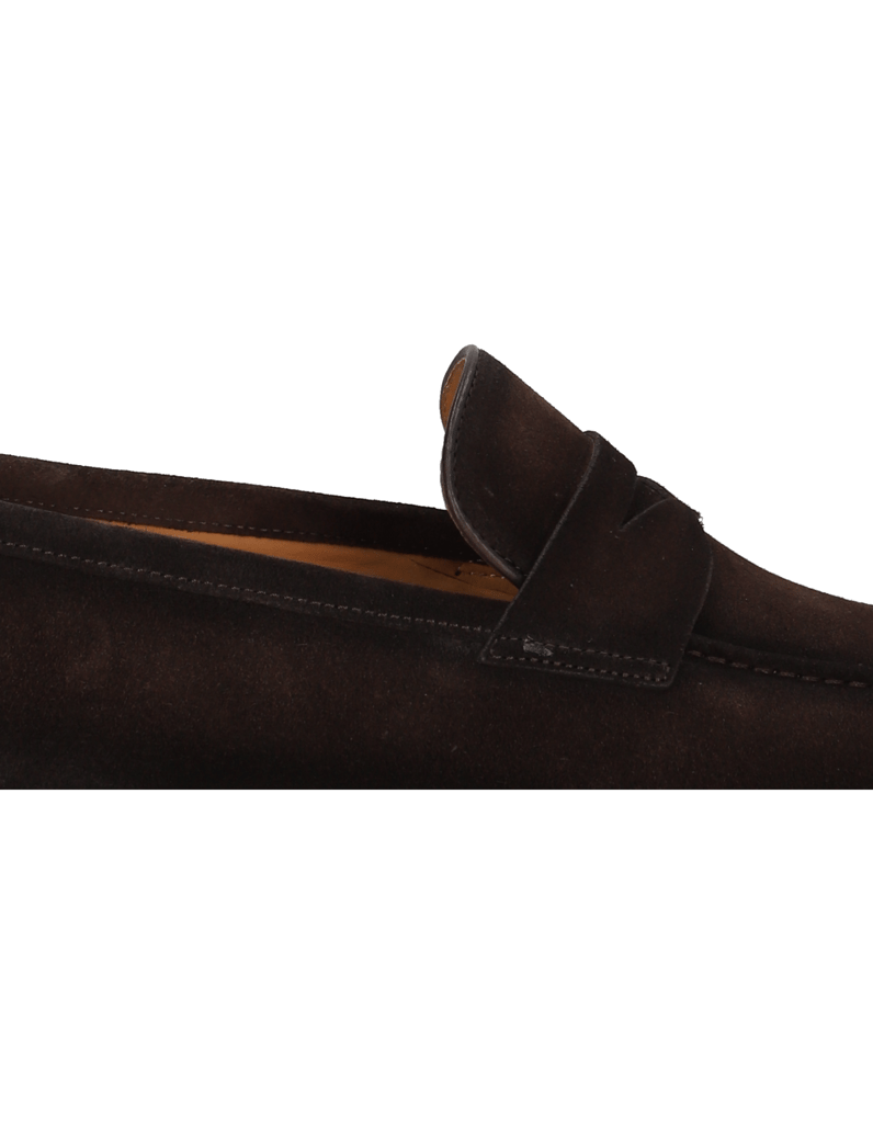 Magnanni-Veloursleder-Slipper-braun