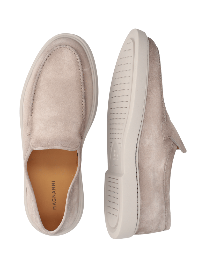 Magnanni-Veloursleder-Slipper-sportiv-beige