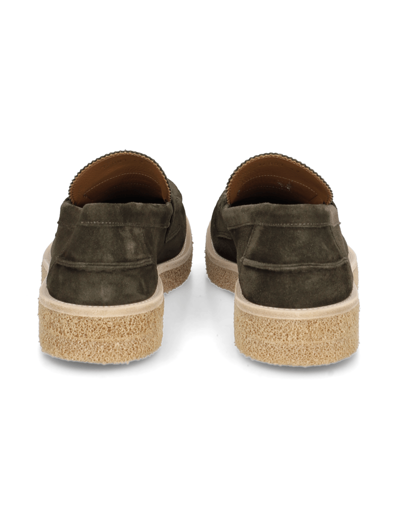 Rolando-Sturlini-Veloursleder-Slipper-grün