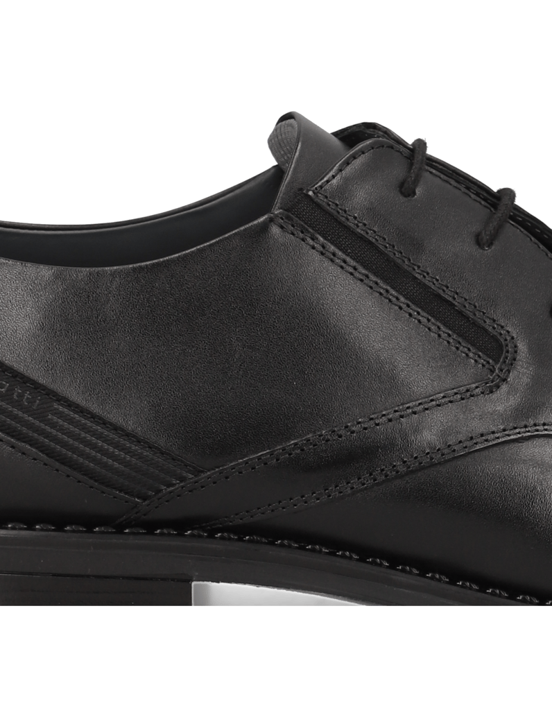 BUGATTI-elegantná-šnurovacia-obuv-čierna