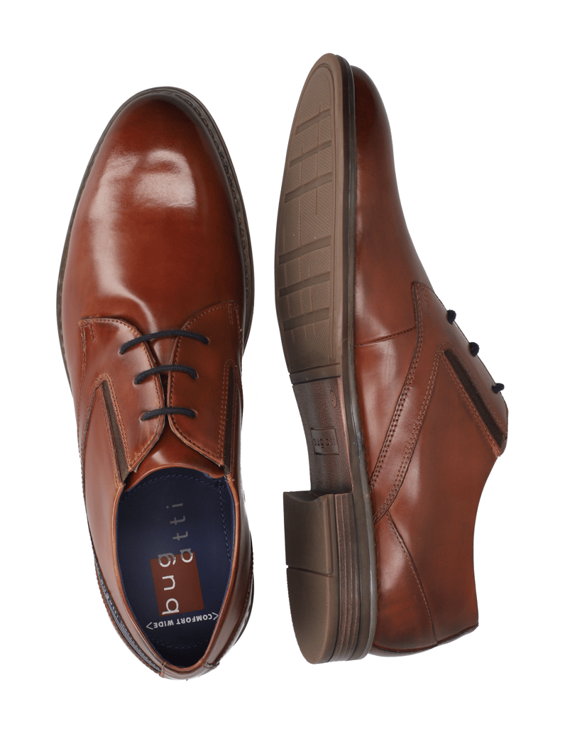 BUGATTI-elegantná-šnurovacia-obuv-čierna