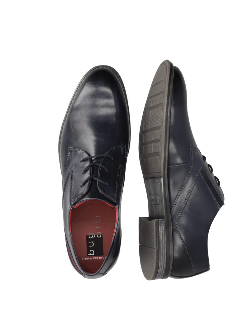 BUGATTI-elegantná-šnurovacia-obuv-čierna