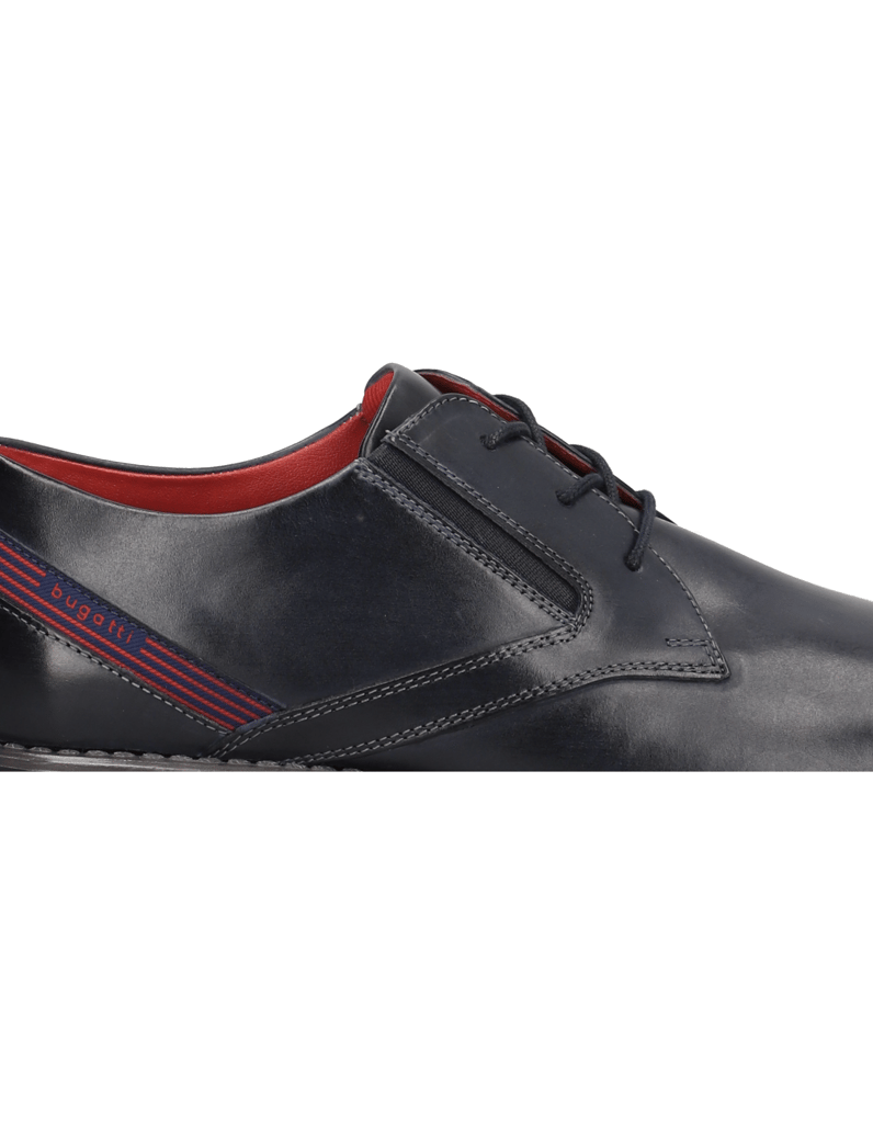 BUGATTI-elegantná-šnurovacia-obuv-čierna