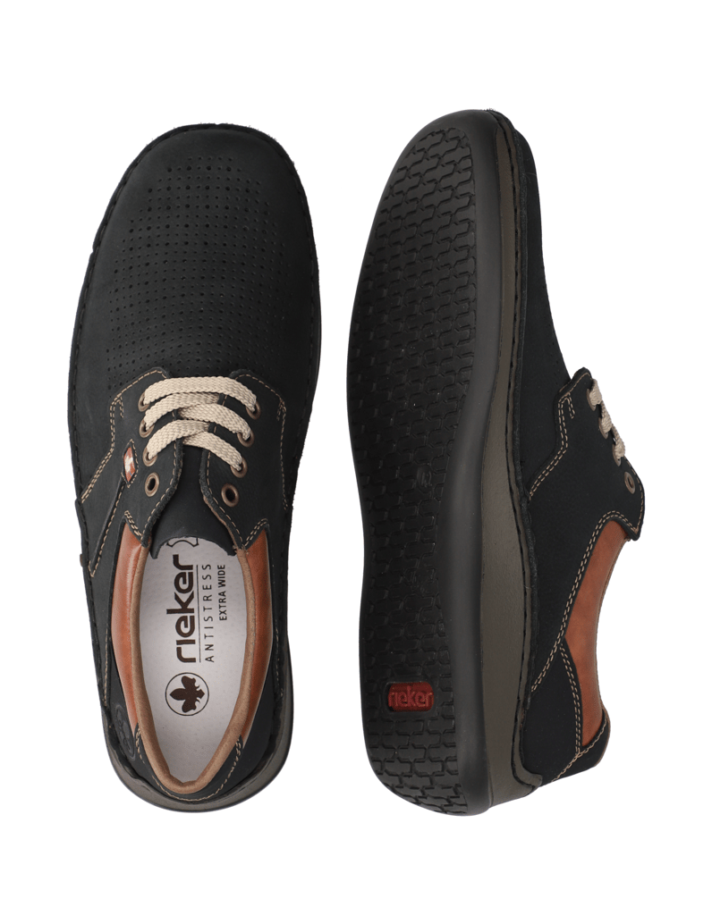 Rieker-Nubukleder-Schnürer-sportiv