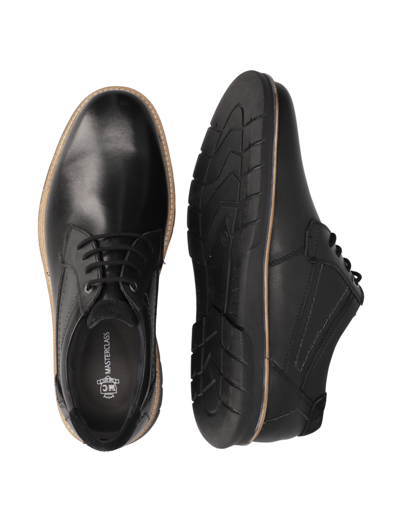 Master-Class-Glattleder-Schnürer-černá