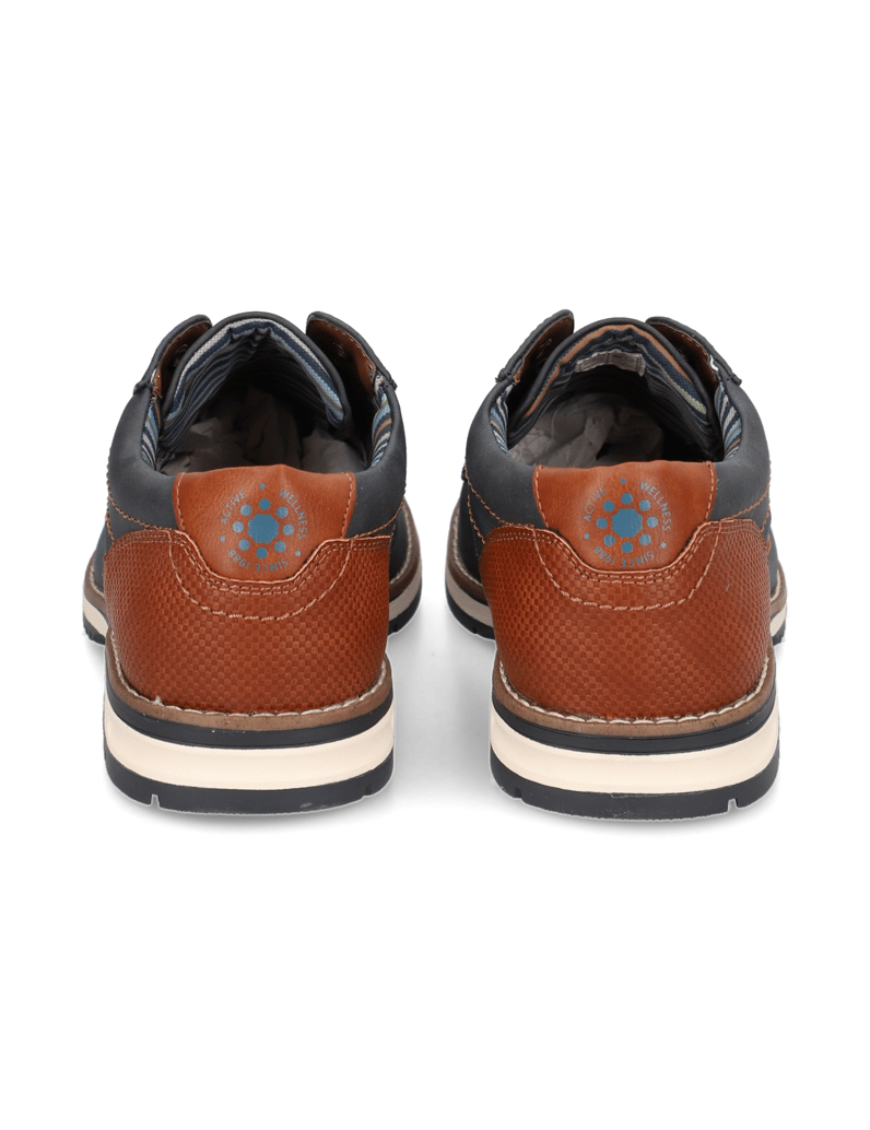 RELIFE-imitácia-kože-Elegantná-šnurovacia-koňaková