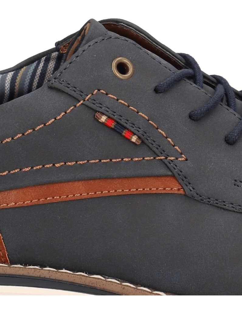 RELIFE-imitácia-kože-Elegantná-šnurovacia-koňaková