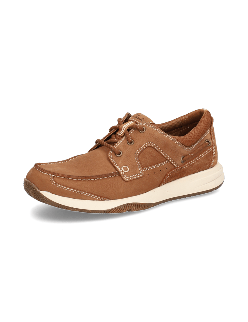 Clarks-Sailview-Lace-braun