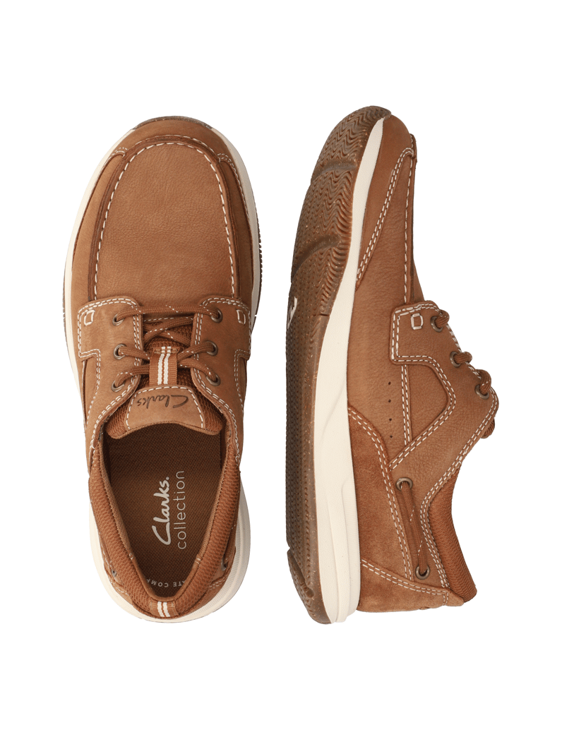 Clarks-Sailview-Lace-braun