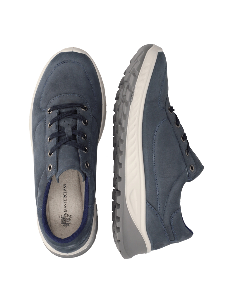 Master-Class-Nubuk-schnürer-Sportiv-modrá