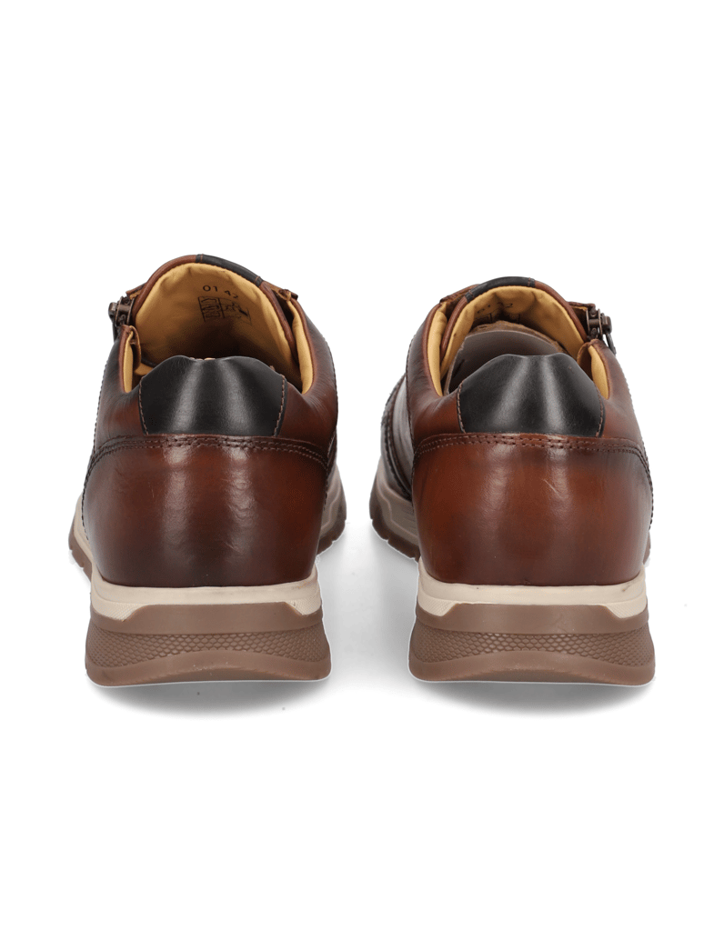 Master-Class-hladká-koža-Športová-šnurovacia-obu-hnedá