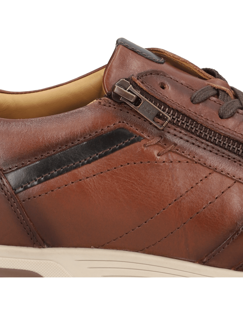 Master-Class-hladká-koža-Športová-šnurovacia-obu-hnedá