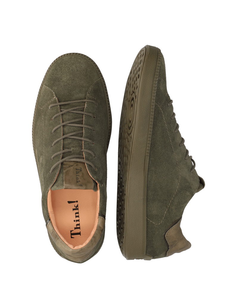 Think-Veloursleder-Schnürer-sportiv-grün