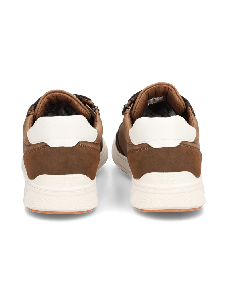 RELIFE-imitácia-kože-sportová-šnurovacia-obuv-koňaková