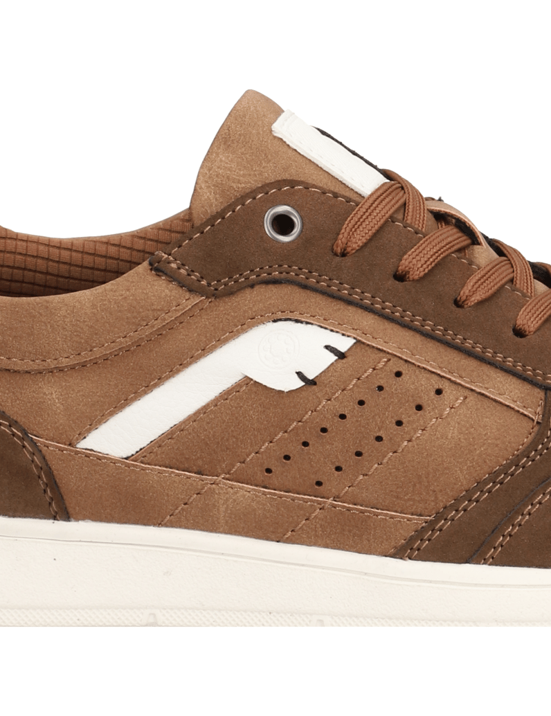 RELIFE-imitácia-kože-sportová-šnurovacia-obuv-koňaková