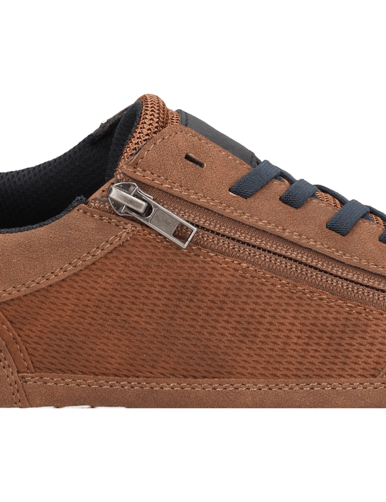 Master-Class-imitacija-usnja-športni-čevlji-na-vezalk-konjak